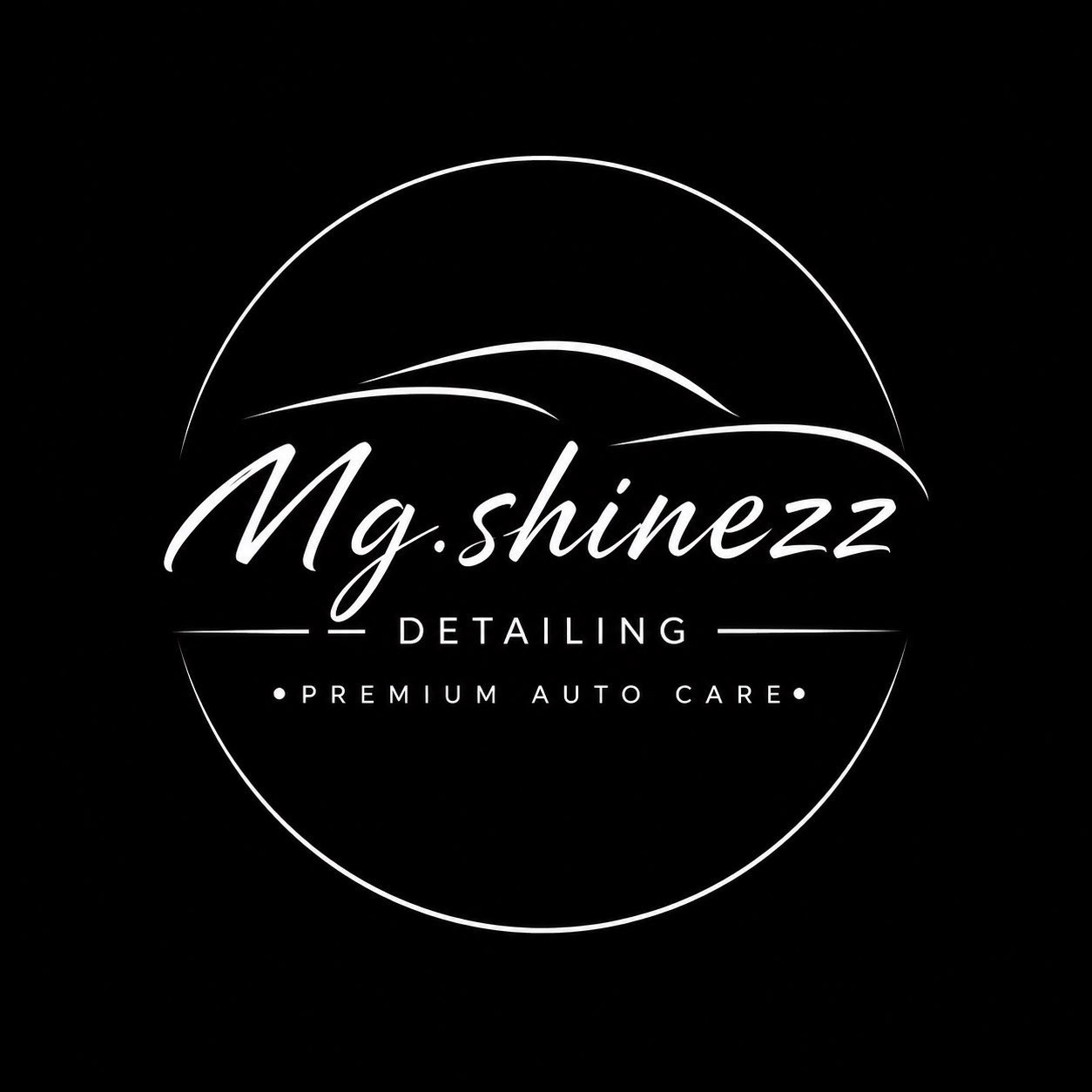 Mg.shinezz Detailing premium auto care logo